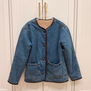 Madewell Reversible Denim & Sherpa Jacket